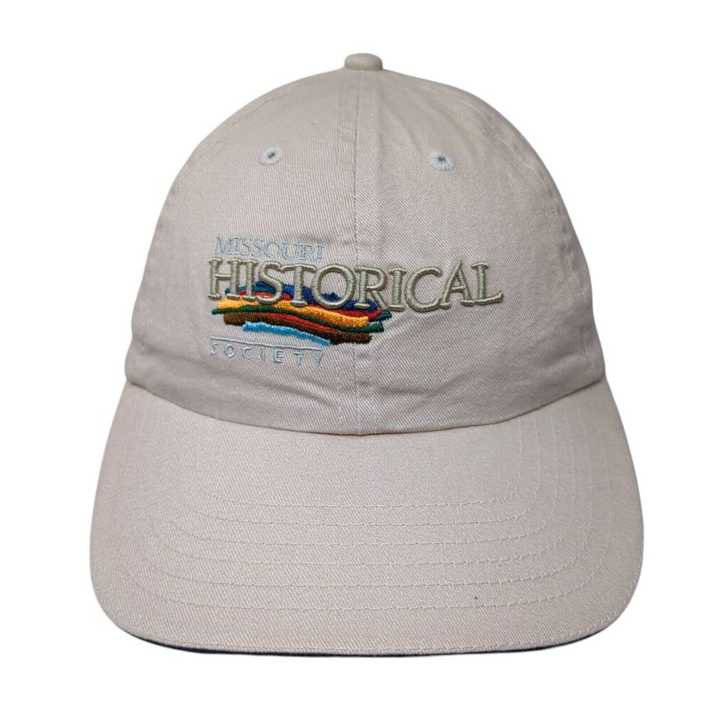 Missouri Historical Society Slideback Hat Tan One Size Adjustable Kati